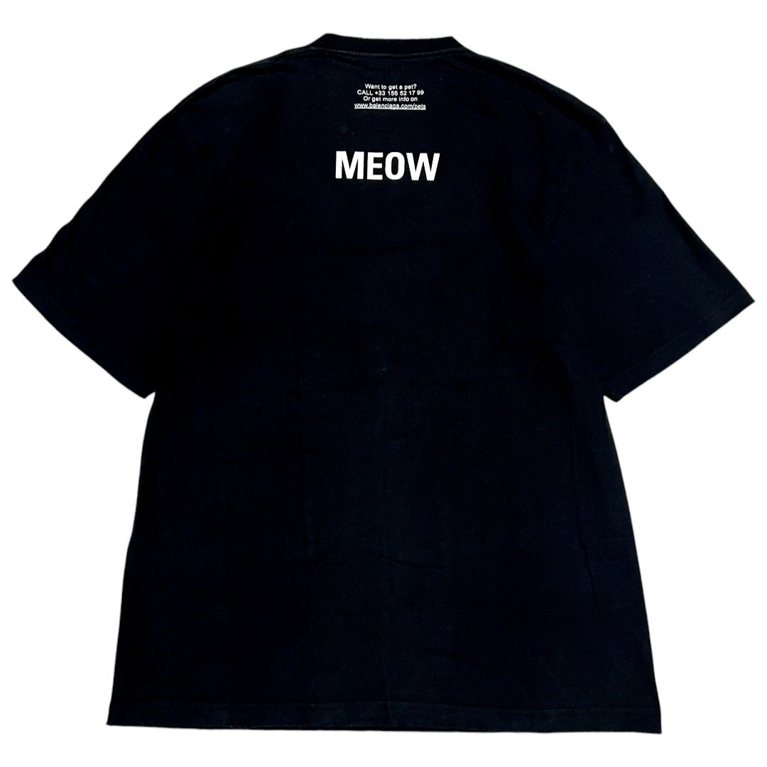 BALENCIAGA I LOVE CATS Tシャツ Balenciaga I Love Cats Tee in Black | FWRD