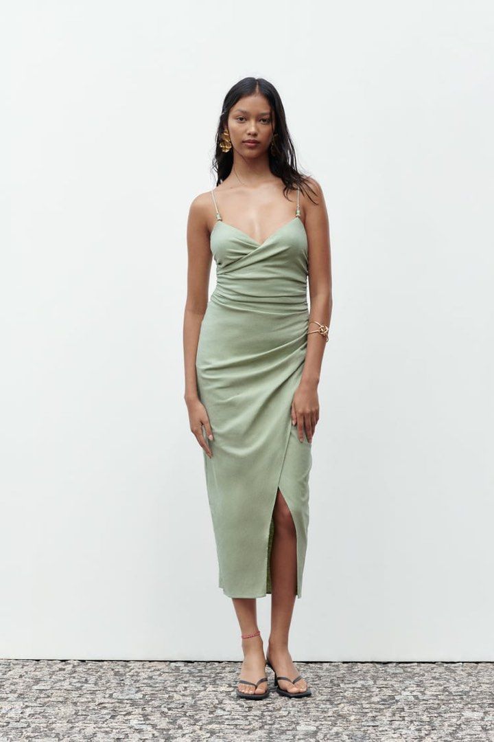 BNWT ZARA LINEN DRESS (Category: Dresses) located in Las Pinas. Submitted by yeoboscloset (Listing ID 1339348786, Image 1). Description: .