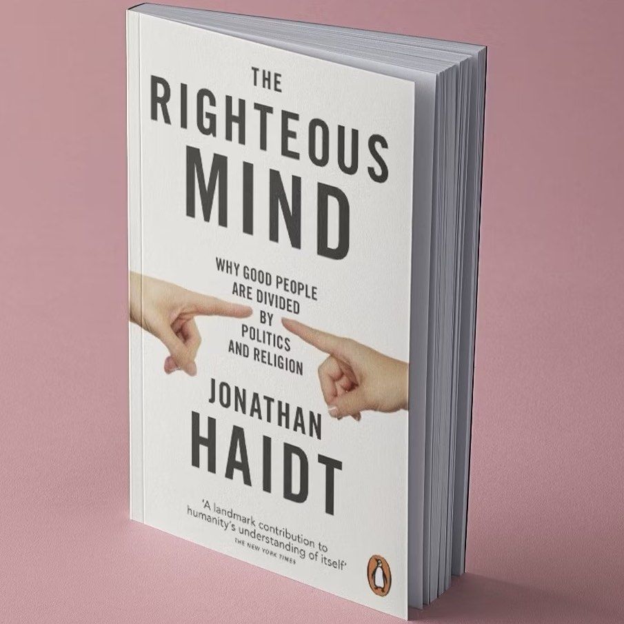 Book The Anxious Generation Jonathan Haidt The Righteous Mind Why Do They Vote That Way The ...