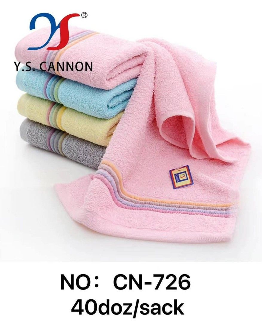 Cannon Face Towel 12pcs per pack Furniture Home Living Kitchenware Tableware Towels Napkins Holders on Carousell