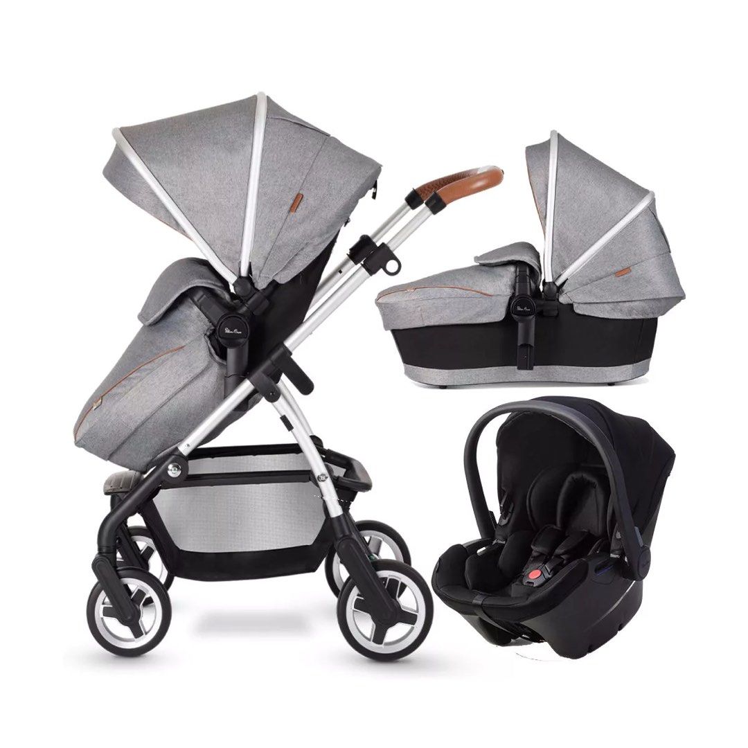 CHEAPEST Silver Cross Wayfarer Stroller Bassinet Car Seat using seat belt 250 Self Collect Babies Kids Going Out Strollers on Carousell