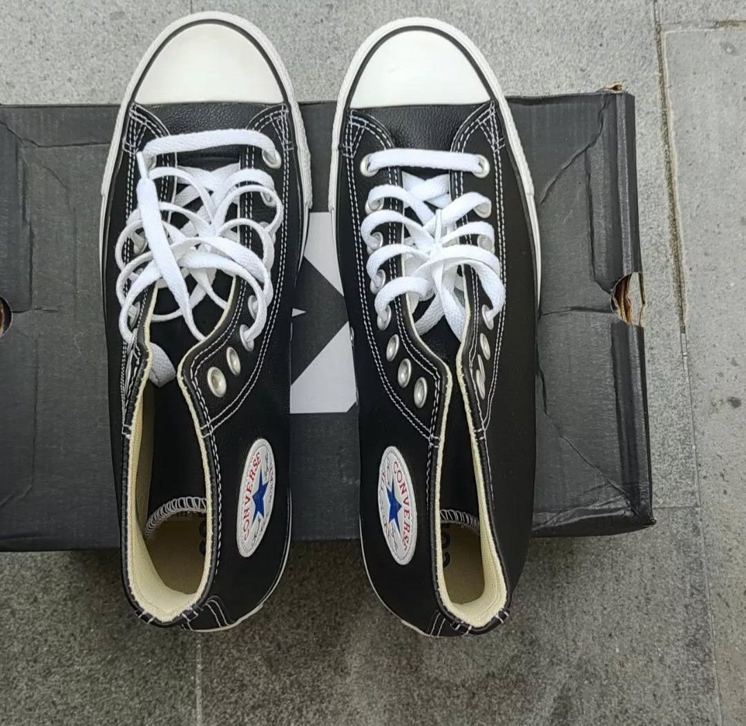 Converse Classic CT AS High Black white leather