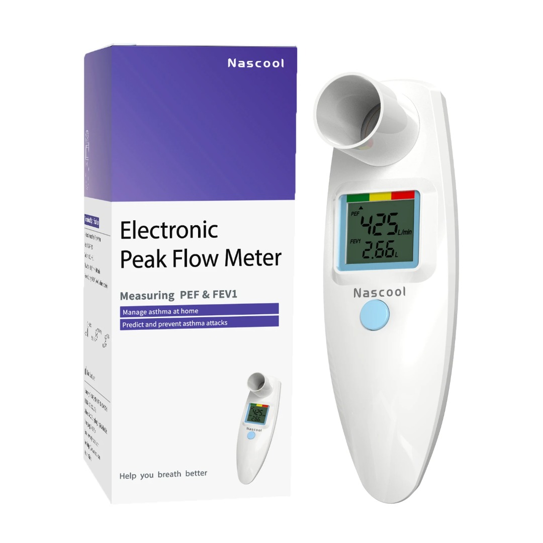 Digital Spirometer Peak Flow Meter for Asthma COPD (PEF) and Forced ...