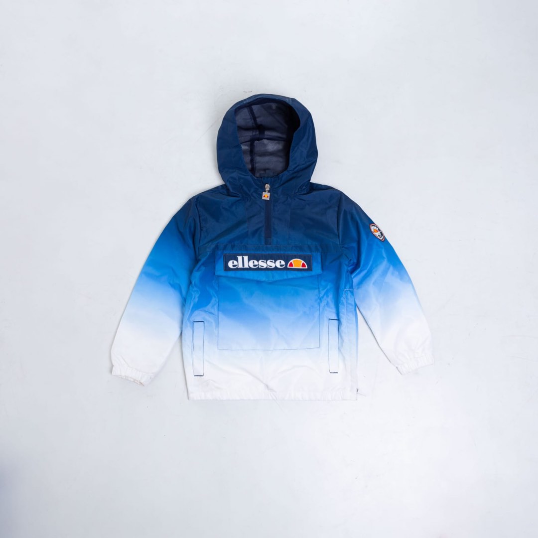 Ellesse cagoule jacket anak, Fesyen Pria, Pakaian Baju Luaran di