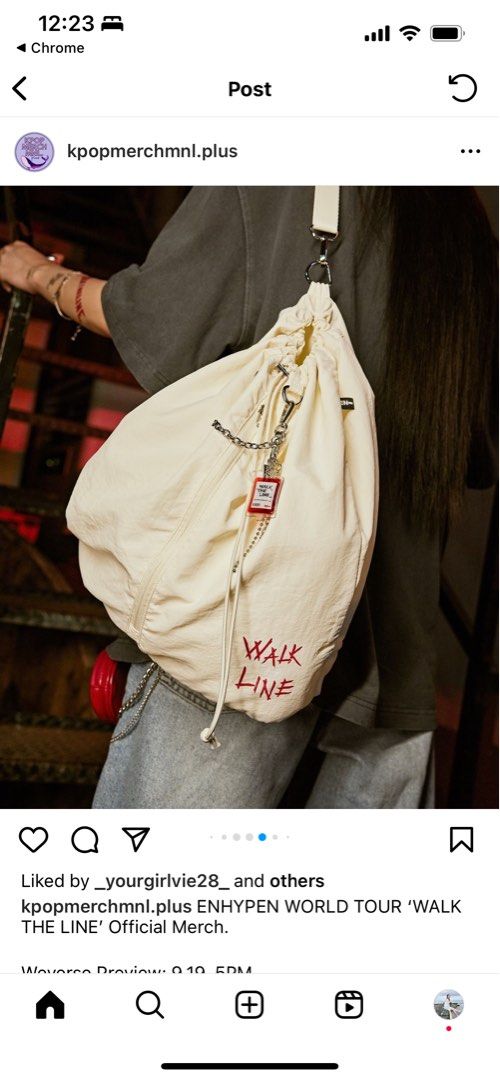Enhypen Pop-up HK Sling Bag 背包, 興趣及遊戲, 收藏品及紀念品 Enhypen Pop-up HK Sling Bag 背包, 興趣及遊戲, 收藏品及紀念品