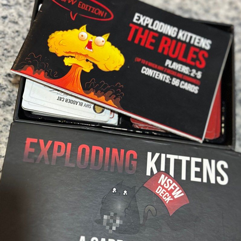 Exploding Kittens (Category: Board Games & Puzzles) located in Singapore. Submitted by oitzme (Listing ID 1339301747, Image 1). Description: .