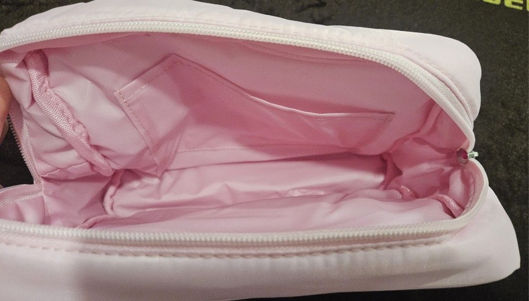 Glow Recipe Makeup Travel Pouch - Brand New (Category: Bags & Wallets) located in Toronto. Submitted by ace.05 (Listing ID 1339316489, Image 2). Description: Brand New, never used - pretty in pick colour. Perfect for travels or in a big purse. 9.75 in length x 7.25 in width Thickness 2.75 inches Measurements are approximate Pickup Scarborough Town Centre or markville mall. Union Station on select days/times.