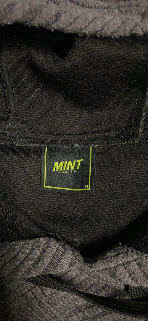 Hoodie Jacket by Mint Manila (Category: Coats, Jackets and Outerwear) located in Quezon City. Submitted by natesm (Listing ID 1339308506, Image 3). Description: Hoodie Jacket by Mint Manila Size Medium Dimes Shoulder 50cm Hem 55cm Length 82cm.