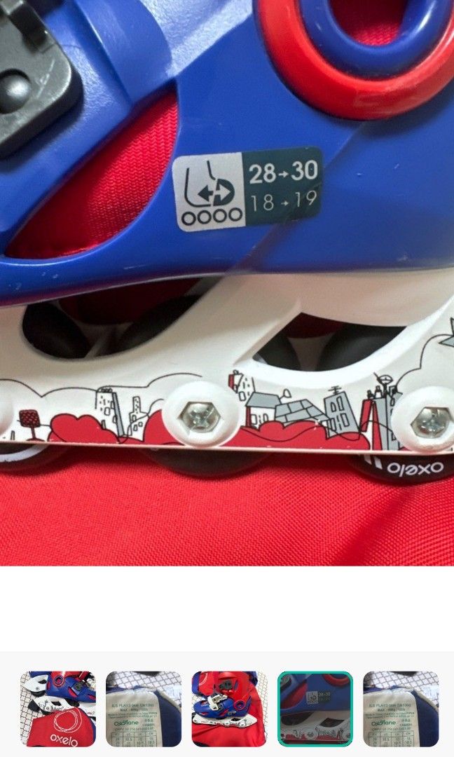 inline skates !! (Category: Skates, Rollerblades & Scooters) located in Singapore. Submitted by melonmasher (Listing ID 1339211016, Image 2). Description: size adjustable! feel free to take both or choose the one you like better :D bags in pictures included !!.