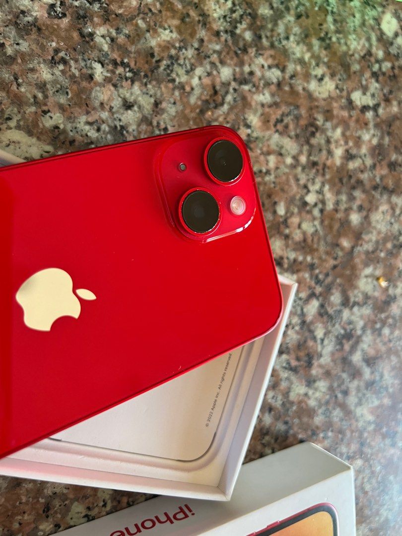 Iphone 14 128gb fu (Category: iPhone 14 Series) located in Quezon City. Submitted by tyler8. (Listing ID 1339219735, Image 3). Description: Ptpa Iphone 14 128gb “Product red” Factory unlocked -25,500 Open for swap (Ios ) Preloved all are perfectly working With box (same imei) Meetup location: Marikina area, Uptc, eastwood, cubao & lrt 2 stations. .
