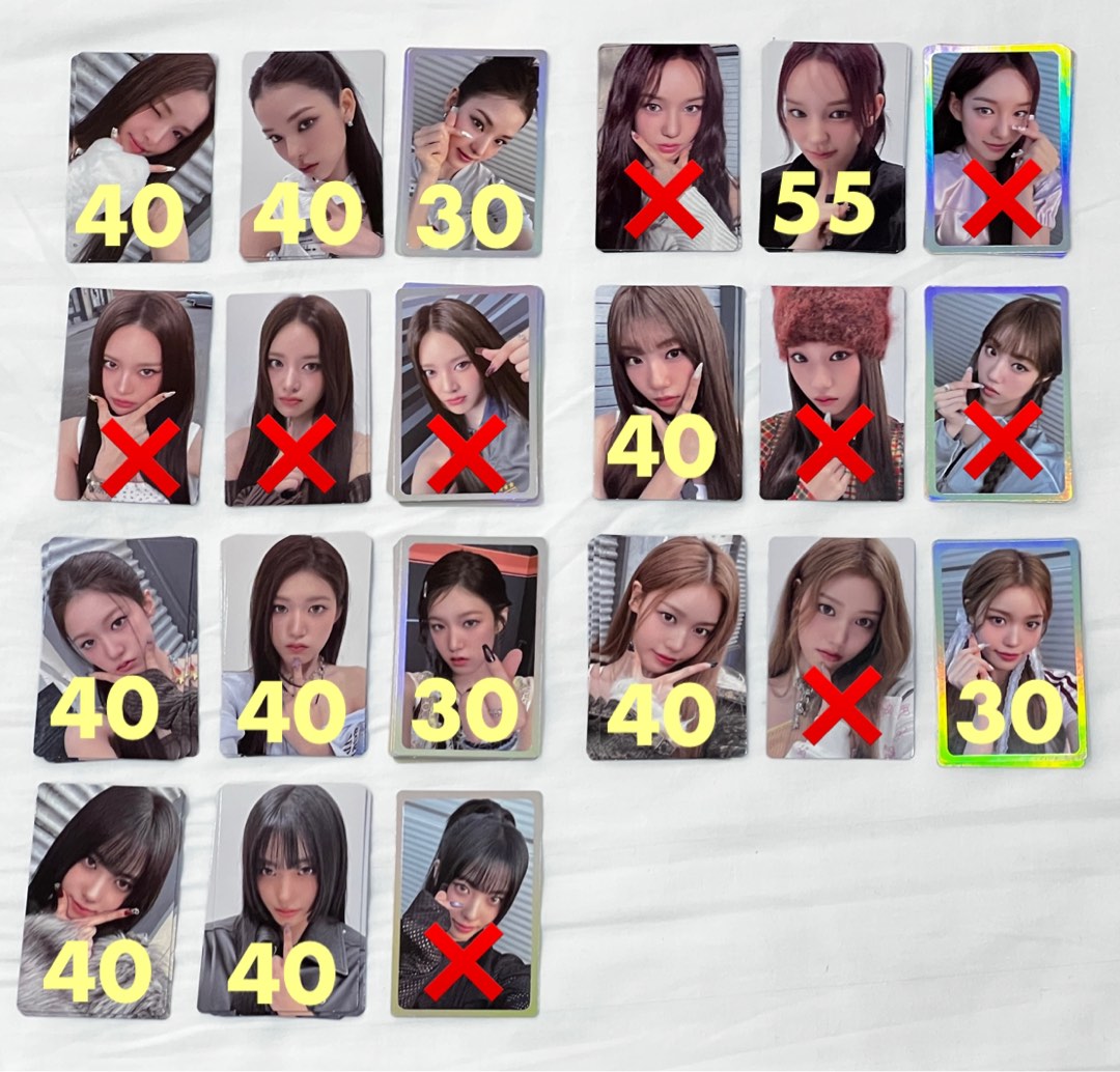 IZNA - N/a OLIVE YOUNG POP-UP TRADING CARD PHOTO CARD SET BRAND