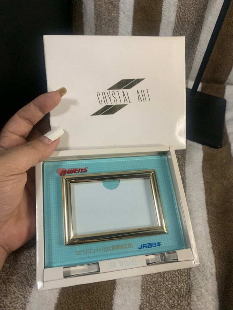 Japan cute glass small frame (Category: Frames & Pictures) located in Cabanatuan. Submitted by mjluxxejapan (Listing ID 1339361434, Image 2). Description: Fixed price Bnew as is item.approx 6”x4” meas.cute s only.pls check all details posted .