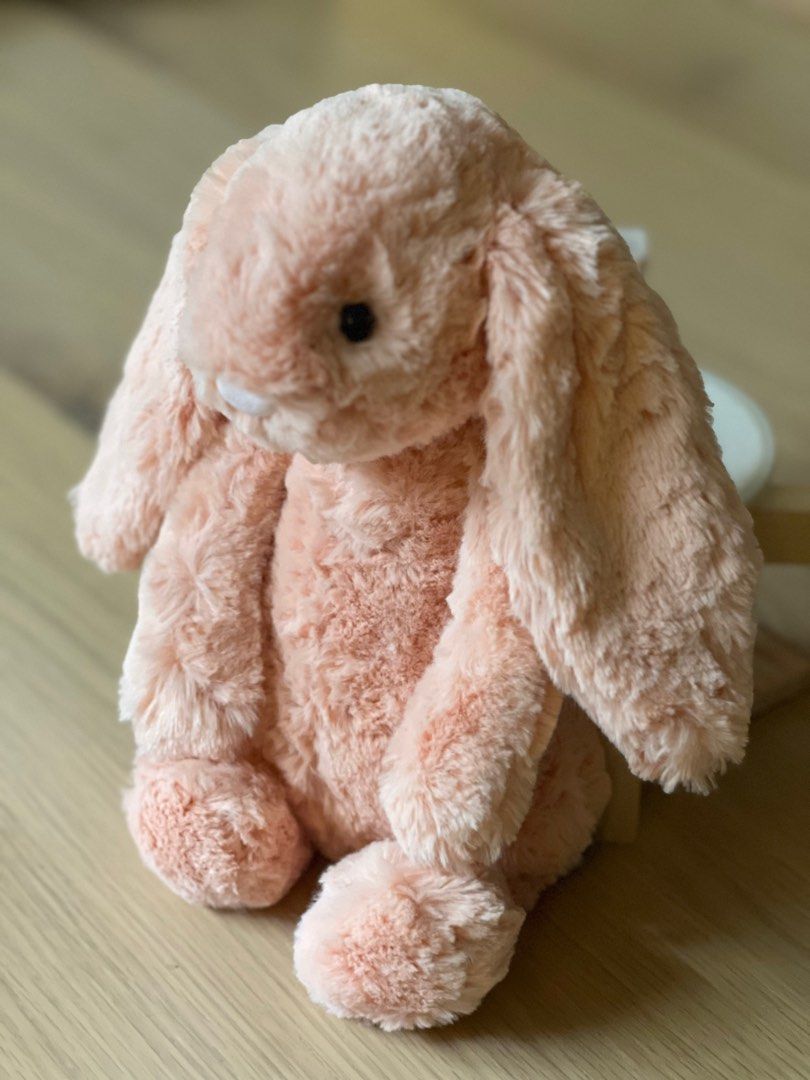 Jellycat Peach Bunny medium US Exclusive Hobbies Toys Toys Games on Carousell