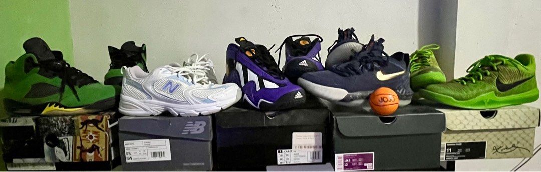 JORDAN pairs Authentic (Category: Sneakers) located in Quezon City. Submitted by authenkicks (Listing ID 1339281997, Image 1). Description: FOR SALE AJ5 “Jordan Manila” Size 10.5 4k AJ1 Triple Black Size 12 4k AJ1 Golf “Dior” Size 11 9k AJKO Chicago Size 11 6k All items are used Some are for beaters Some got issues PM for details All NEGOOOOOOO .