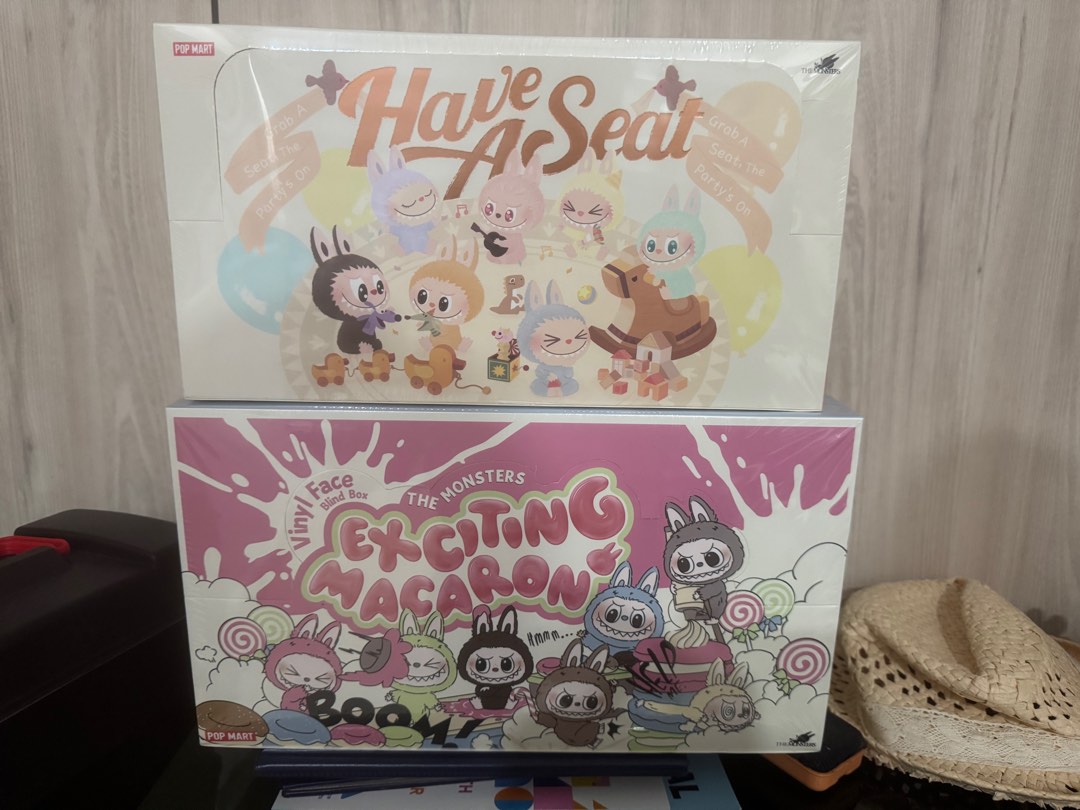 Labubu v1 and v2 sealed box full set. $220/box of 6 -all unopened ...