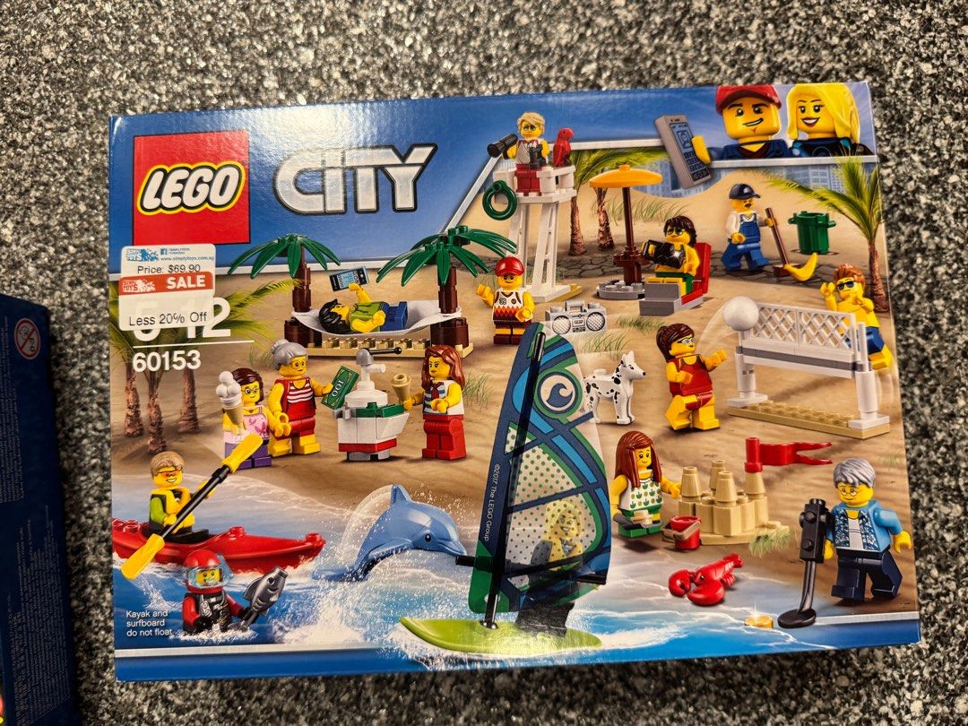Lego City 60153 - People Pack - Fun at the beach, Hobbies & Toys