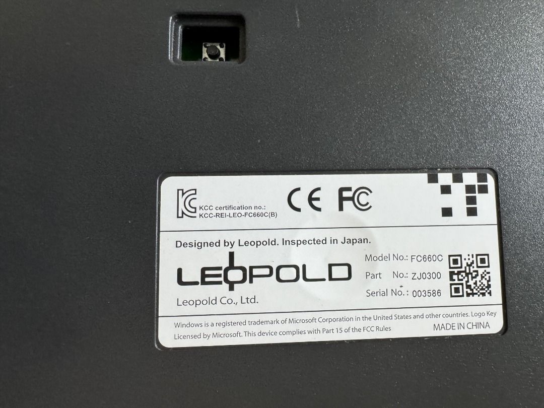 Leopold FC660C 45g Topre EC switch mechanical keyboard (BROKEN ...