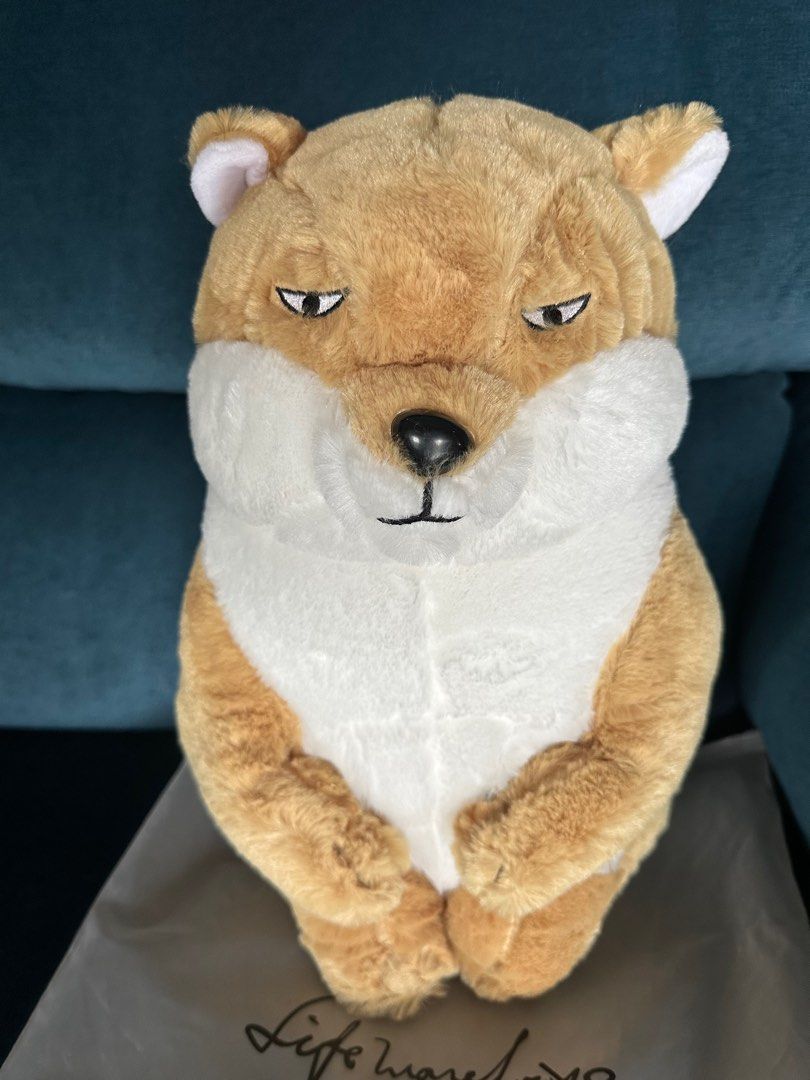 Mad dog plushie / stuffed Toy (Category: Plushies & Soft Toys) located in Marikina City. Submitted by samndbx (Listing ID 1339210276, Image 3). Description: Cute and funny “sungit” shiba inu plush / stuffed toy Never used / Kept in original packaging Approx: Height: 32cm / 12.6 inches Width: 23cm / 9 inches Rfs: decluttering.