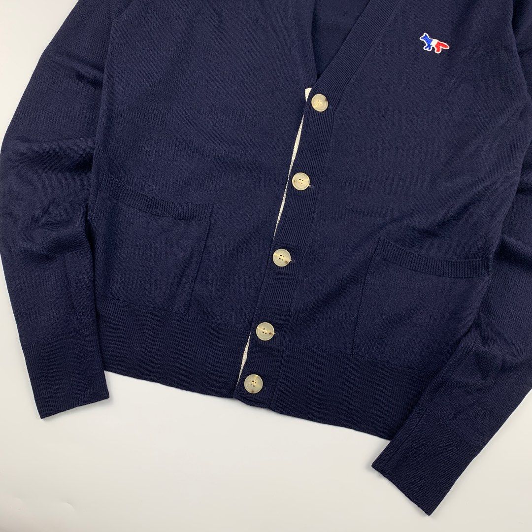 Maison kitsune merinos classic cardigan shop