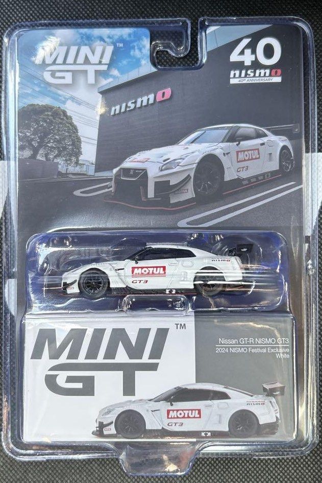 MINI GT Nissan GT-R Nismo GT3 2024 Nismo Festival Exclusive White, Hobbies  & Toys, Toys & Games on Carousell
