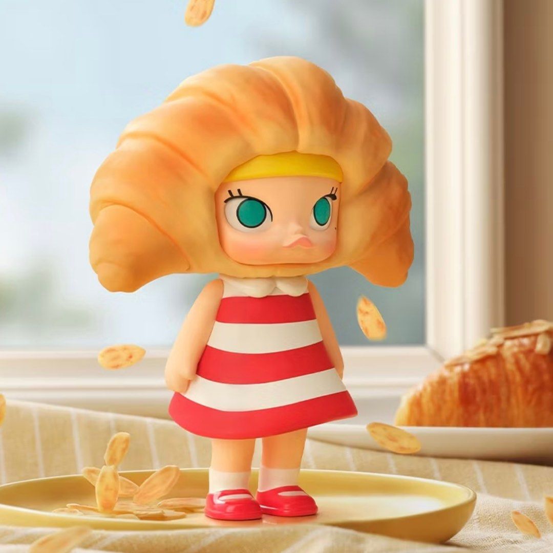 MOLLY Carb-Lover Series Figures (Category: Designer & Blind Box Toys) located in Pasay City. Submitted by kasandrako (Listing ID 1339287279, Image 3). Description: POP MART MOLLY Carb-Lover Series Figures Blind Box Action Toys Figure Birthday Gift Kid Toy Opened bottom box sealed foil CROISSANT BALACLAVA ❌ 📍Pasay City 📦Lalamove/Grab/J&T 💳Gcash/BDO/Seabank.