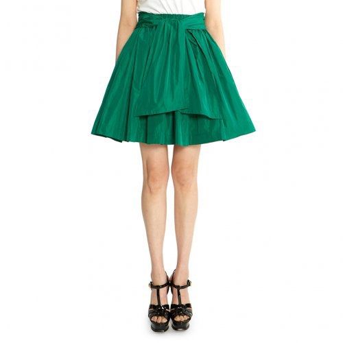 MSGM | Green Polyester Skirt (Category: Skirts) located in Lapu Lapu. Submitted by nervecloset (Listing ID 1339330198, Image 1). Description: MSGM | Green Polyester Skirt size 38 on tag Fits 22-32 Excellent condition 1850 + sf.
