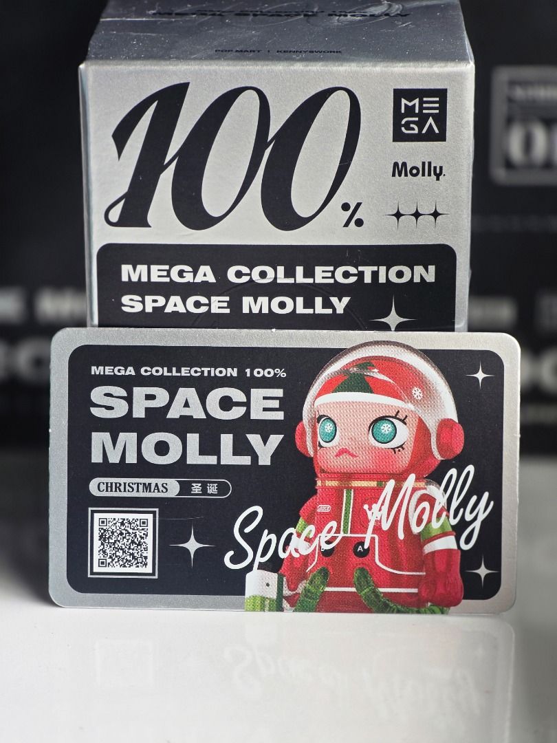 Pop Mart Mega Space Molly 100% (Category: Designer & Blind Box Toys) located in Marilao. Submitted by jeline1 (Listing ID 1339318560, Image 3). Description: Opened the bottom box Sealed Foil Purchased in Pop Mart Macau AVAILABLE Jelly Christmas Spongebob Candy - SOLD Toffee Keith Haring - SOLD Instinctoy - SOLD Watermelon Little Painter MOP: GCash/BPI/BDO MOD: Lalamove/Grab/J&T Location: Bulacan.
