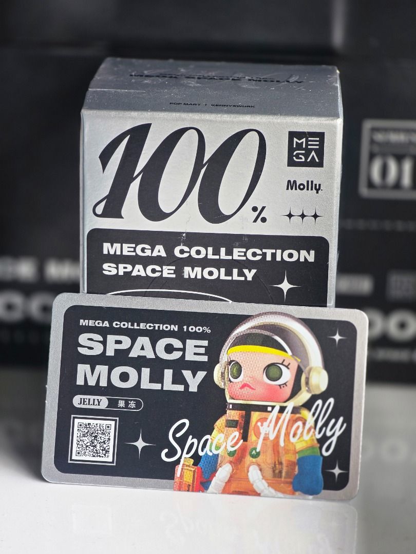 Pop Mart Mega Space Molly 100% (Category: Designer & Blind Box Toys) located in Marilao. Submitted by jeline1 (Listing ID 1339318560, Image 2). Description: Opened the bottom box Sealed Foil Purchased in Pop Mart Macau AVAILABLE Jelly Christmas Spongebob Candy - SOLD Toffee Keith Haring - SOLD Instinctoy - SOLD Watermelon Little Painter MOP: GCash/BPI/BDO MOD: Lalamove/Grab/J&T Location: Bulacan.
