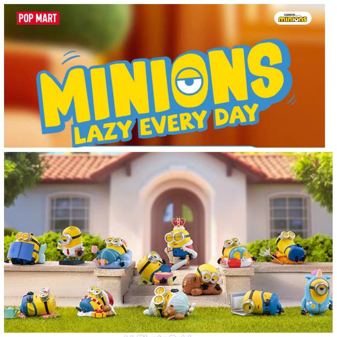 ミニオン POPMART レイジー・エブリデイ フィギュア 5つセット 【公式