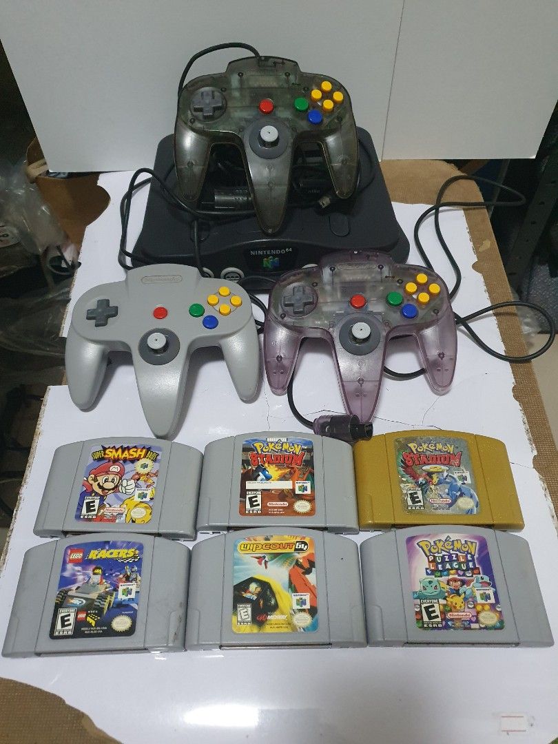 Selling 10 Original Nintendo N64 Games, controllers and console (Category: Nintendo) located in Quezon City. Submitted by itemsforadoption (Listing ID 1339336445, Image 1). Description: Rfs: Its 2024! Happy New Year! Hoping you have a good year ahead of you! If you have questions feel free to send a message. Though I'll most likely be able to reply from 10am to 8pm. Please be patient and understanding. Decluttering games and items that I've picke