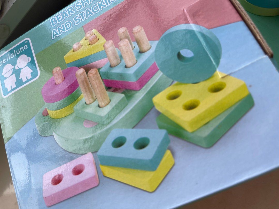 Shape stacker (Category: Infant Playtime) located in Singapore. Submitted by moovy (Listing ID 1339246155, Image 2). Description: Suitable for 2-3 yo.