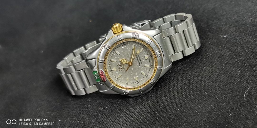 TAG HEUER 4000 SERIES (Category: Luxury Watches) located in Quezon City. Submitted by watchimpossible (Listing ID 1339364828, Image 3). Description: Fs. Tag Heuer 4000 series Model - 4000 Series Movement Cal. - Mechanical Automatic 2824-2 Case Diameter - Approx 37mm Case Material - SS Lug width - 17mm (Original Braclet) Rotating Bezel Newly Service Movement! Keeping time accurate See Photos for Better Details!.