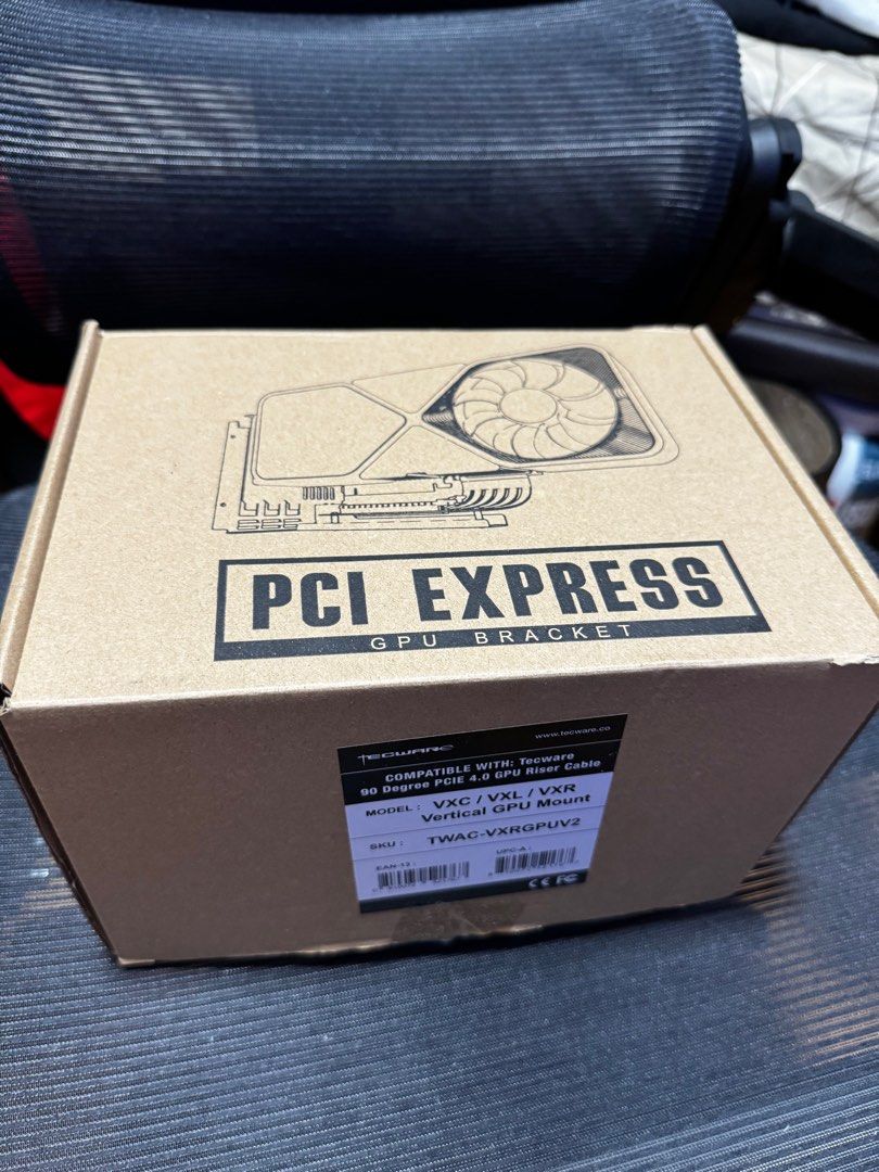 Tecware Vertical GPU Mount (Category: Computer Parts) located in Singapore. Submitted by deadstocksneakers (Listing ID 1339247572, Image 1). Description: Tecware Vertical GPU Mount Brand new ✅ *does not come with GPU Riser Cable .