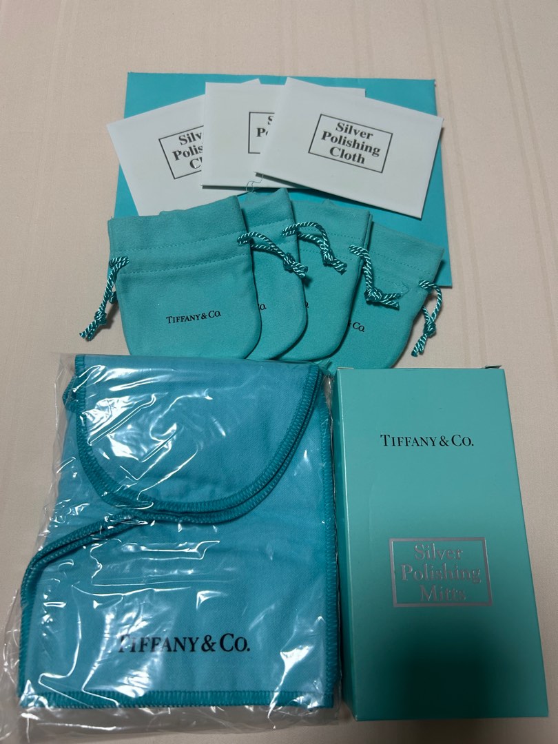 Tiffany polishing cloth and mitten