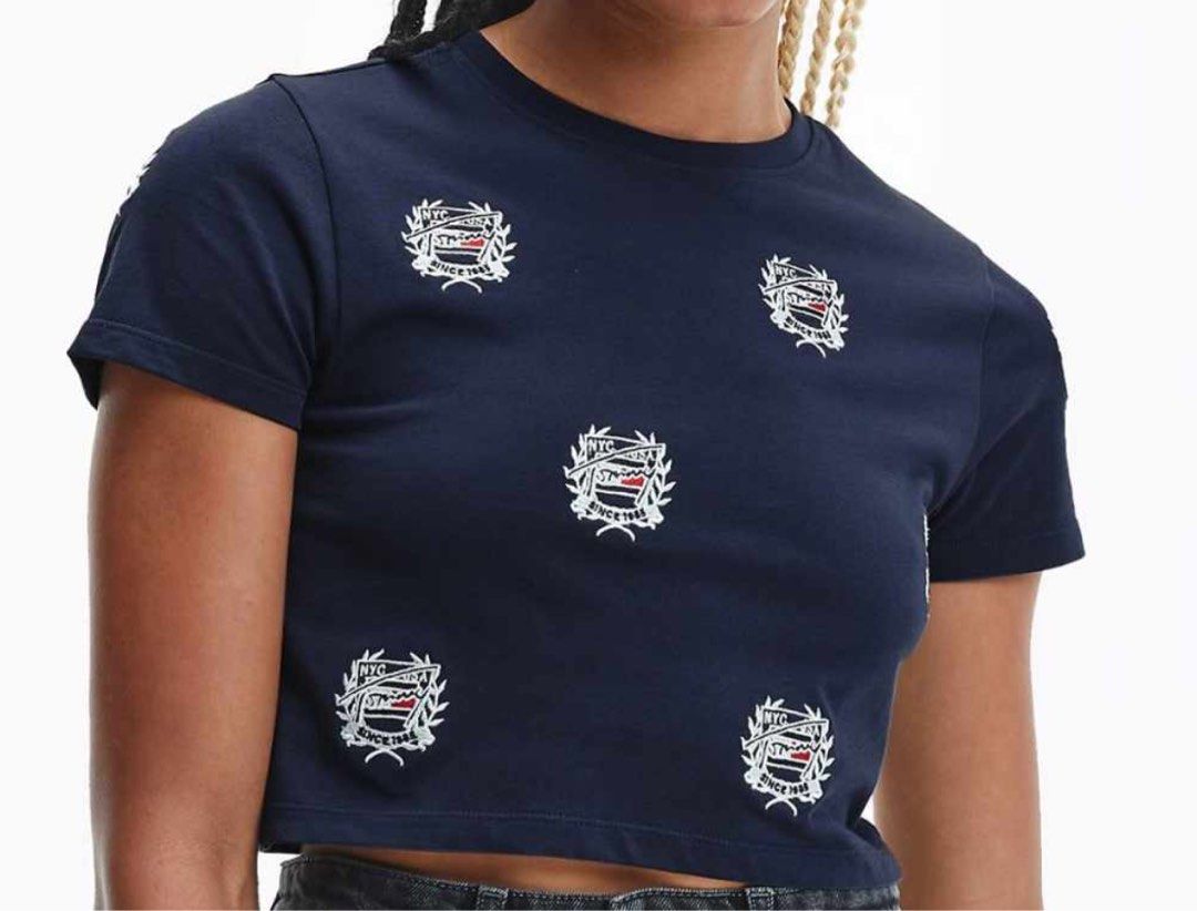 Tommy crop top cheap