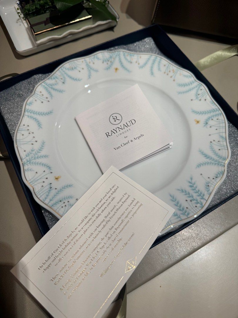 RAYNAUD for Van Cleef & Arpelsデザートプレート Raynaud Van Cleef & Arpels プレート 2枚セット - メルカリ