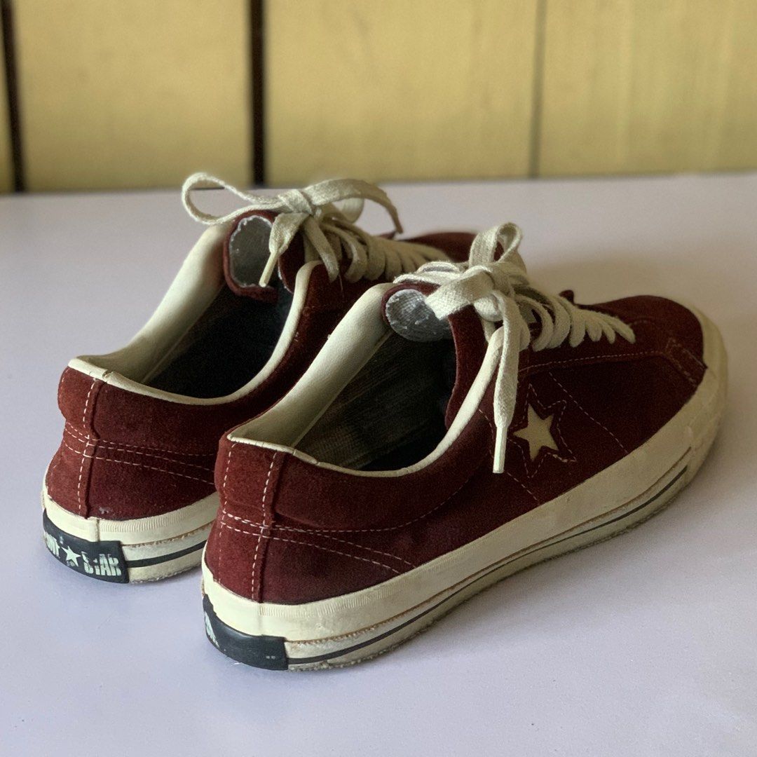 Vintage 90s Converse One Star Suede Men s Fashion Footwear Sneakers on Carousell