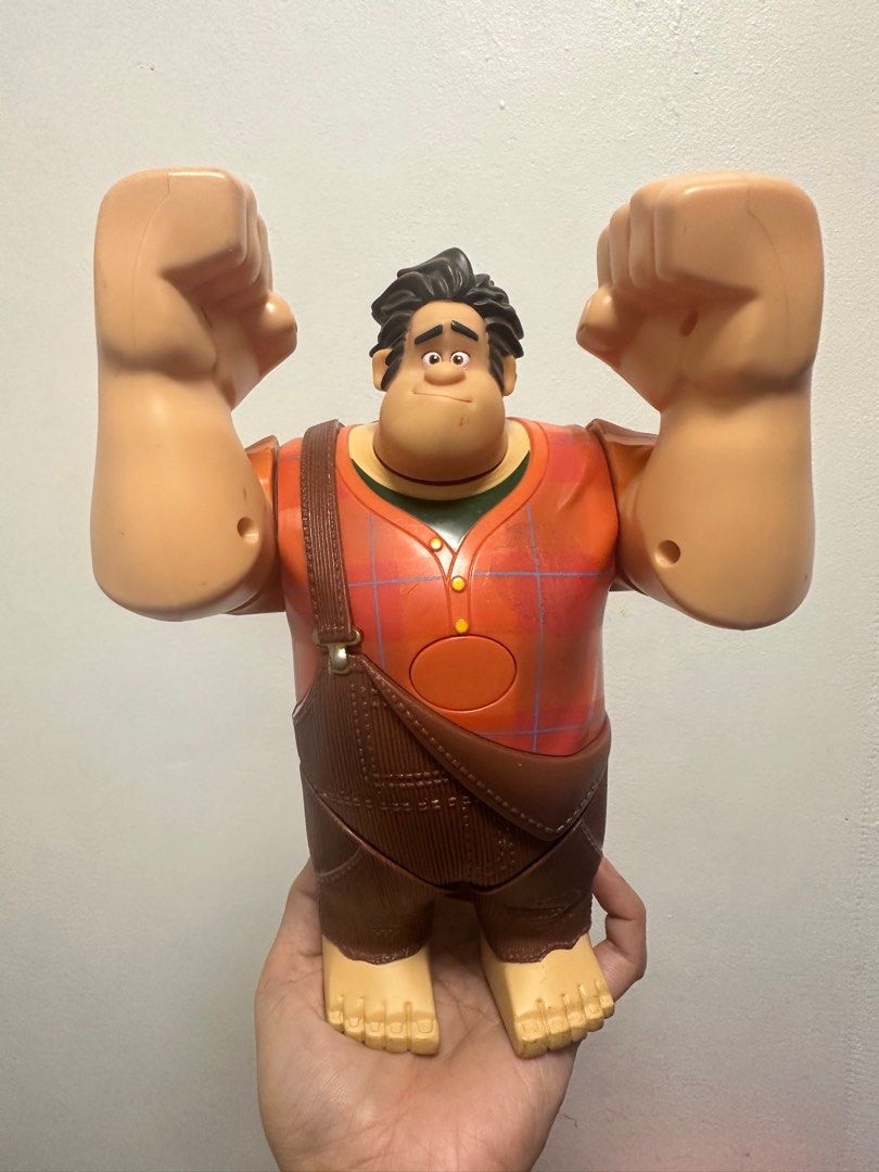 Wreck it Ralph (Category: Interactive Toys) located in Manila. Submitted by eiya.love (Listing ID 1339312579, Image 1). Description: talking Wreck it Ralph. tested working but need to replace batteries. 8inches.