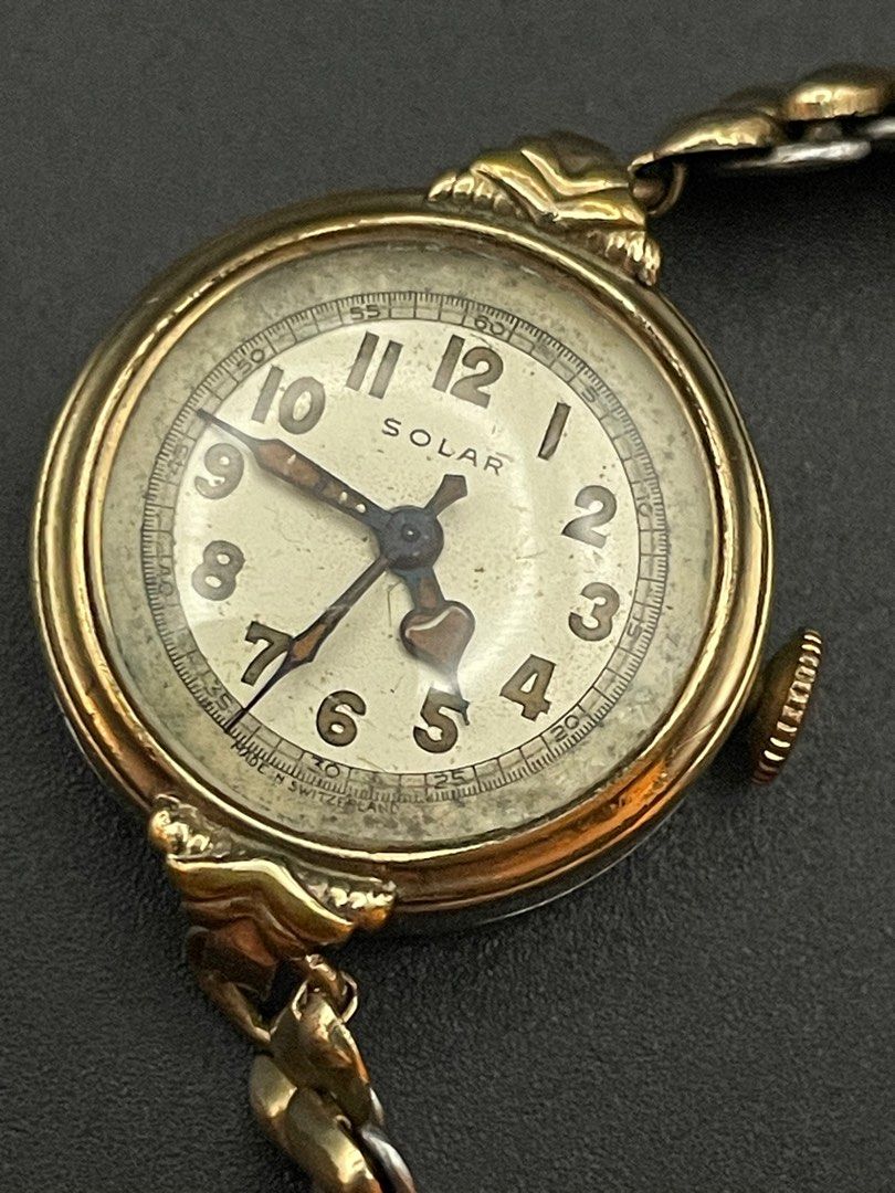 Vintage solar watch top