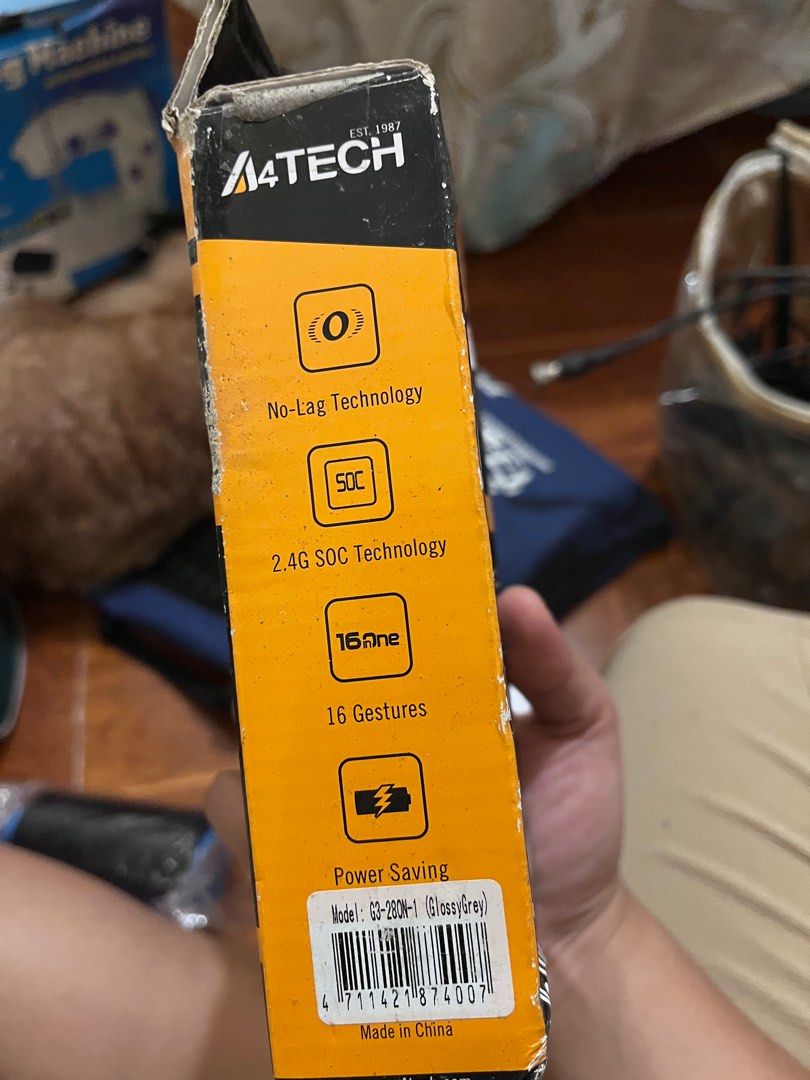 a4tech wireless mouse black (Category: Mouse & Mousepads) located in Manila. Submitted by a_vendre (Listing ID 1341026381, Image 2). Description: Brand new wireless mouse black.