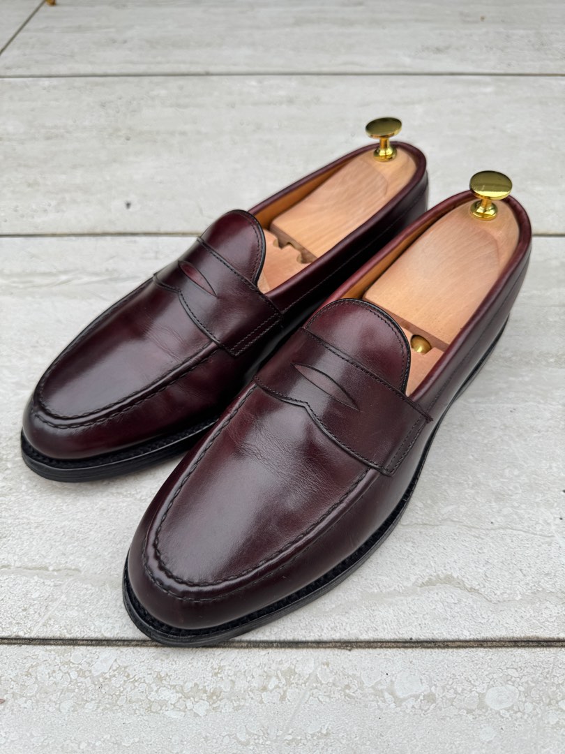 Allen Edmonds Cole Burgundy Penny Loafer US 8.5D 27cm