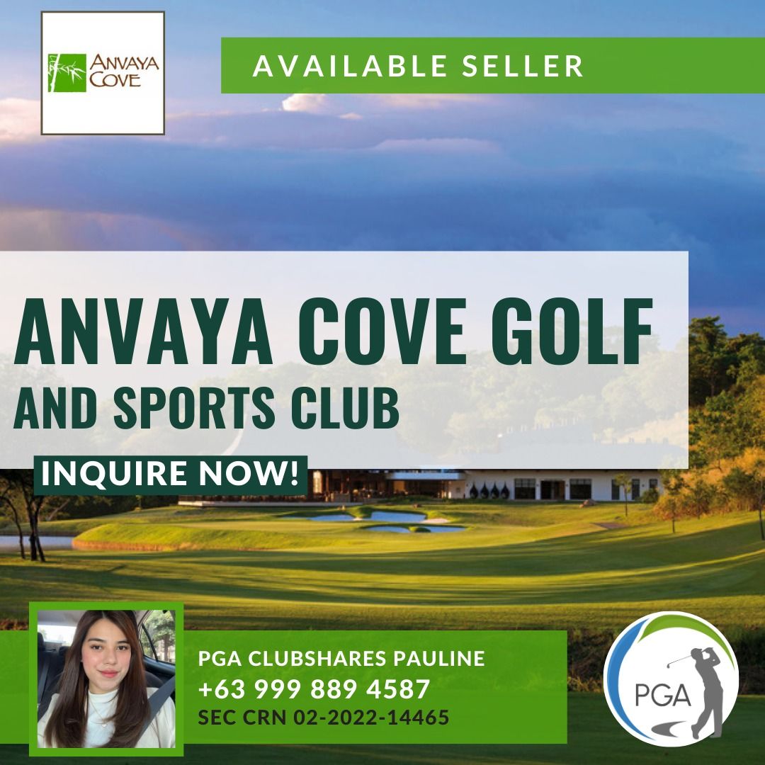 ANVAYA COVE GOLF - PGA (Category: Golf) located in Caloocan City. Submitted by pgapauline (Listing ID 1340917094, Image 1). Description: ANVAYA COVE GOLF FOR QUERIES: +63 999 889 4587 SEC CRN 02-2022-14465.