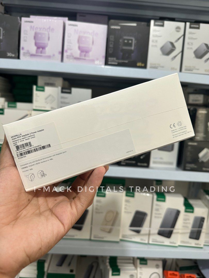 APPLE MACBOOK 85W MAGSAFE 2 CHARGER SET (Category: Chargers) located in Taguig. Submitted by imackdigitalstrading (Listing ID 1340949037, Image 3). Description: 100% Authentic I’m 7 Days Replacement 1 Year Limited Warranty .
