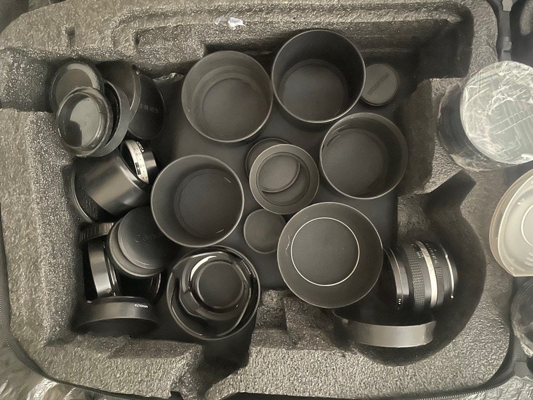 Assorted camera accessories (Category: Other Photography Accessories) located in Manila. Submitted by safemountain_2a95d8 (Listing ID 1340909668, Image 2). Description: Lens filters Lens hoods (kenko, etc) Teleconverters Flashes (canon, national, etc) Take all 1,500 Decluttering: Need space asap! .