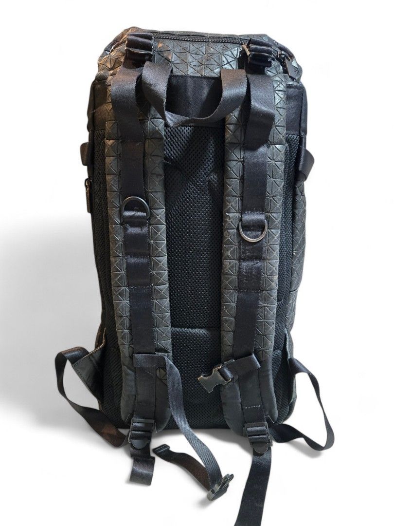 Baobao Issey Miyake hiker backpack (Category: Luxury Bags & Wallets) located in Cabuyao City. Submitted by swiftdeer.ed9787 (Listing ID 1340970266, Image 2). Description: FOR SALE PRICE POSTED IS THE LAST PRICE PRICE: 9500 PLUS SF LICATION: CABUYAO LAGUNA MEET UP WITHIN CABUYAO LAGUNA, JNT, OR LALAMOVE. MOP: GCASH BAOBAO ISSEY MIYAKE BB61-AG801 JAPAN BACKPACK / HIKER THRIFTED - MANAGE YOUR EXPECTION - WELL USED Black backpack by Bao Bao Issey Miy