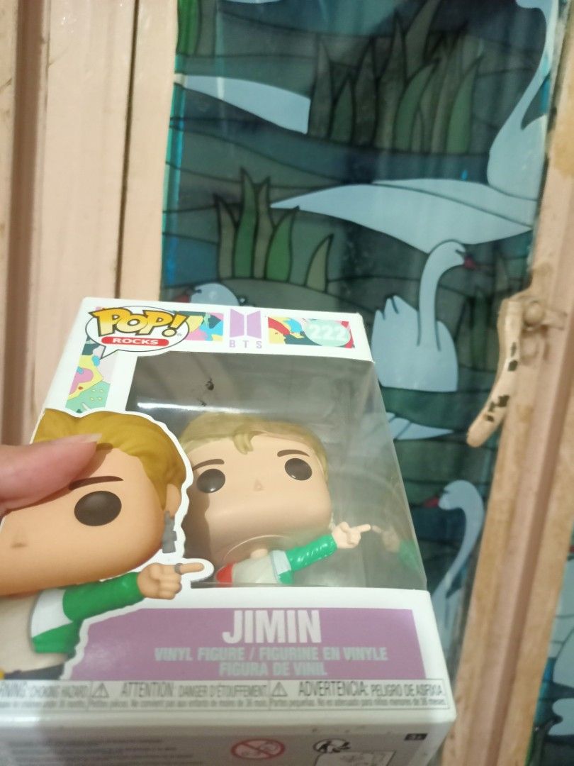 Funko pop BTS Jimin dynamite (Category: K-Wave Merchandise) located in Imus. Submitted by anotherlook (Listing ID 1340903972, Image 3). Description: 800 !!! LAST PRICE Box has pen mark hence discounted FIXED at 1000 only. sdd/ sf on buyer's account.