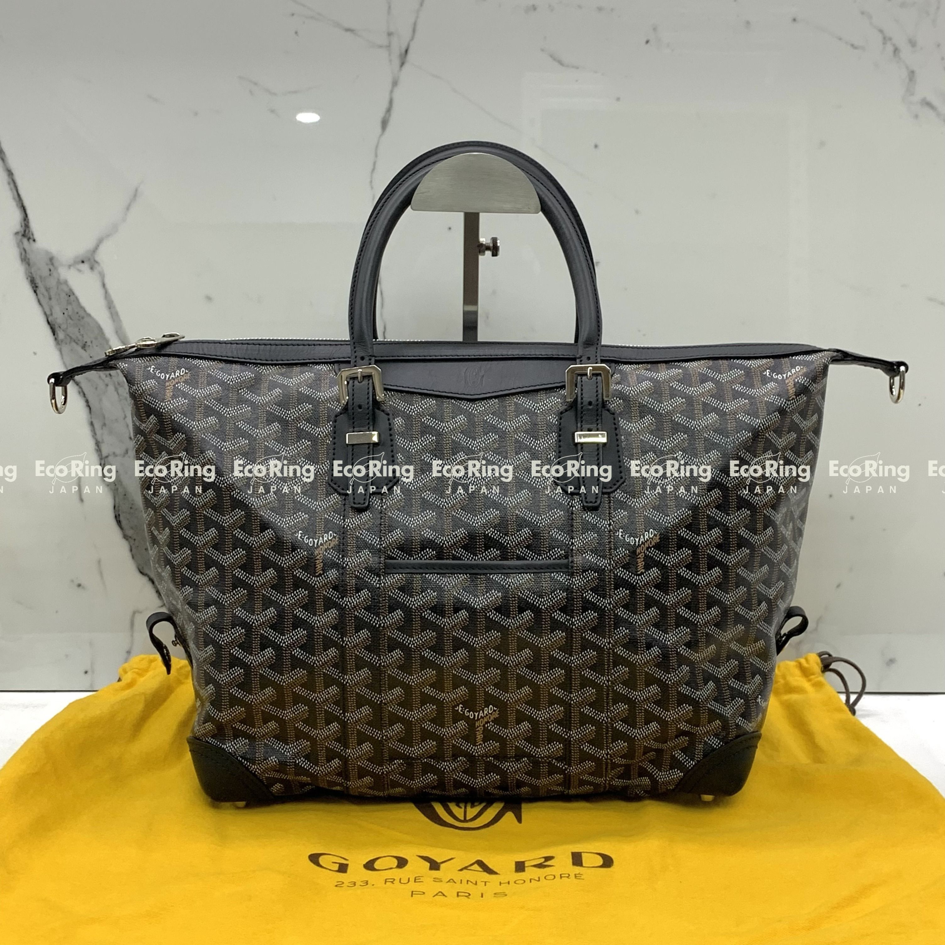 GOYARD NAVY BOEING 30 BOSTON BAG 247062979 AL