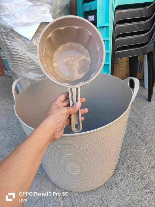 JUMBO TIMBA WITH TABO (Category: Bathroom & Kitchen Fixtures) located in Manila. Submitted by redonlineshop (Listing ID 1340921929, Image 3). Description: JUMBO TIMBA WITH TABO ₱250 ON HAND BRAND NEW Mode of Payment: Gcash,COD Same day delivery + Delivery Fee.