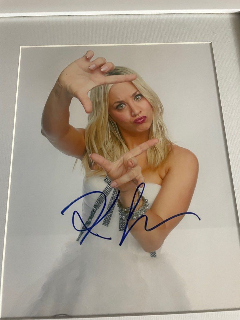 kaley cuoco signed autographed BIG BANG THEORY 8x10 with COA (Category: Western Merchandise) located in Binan City. Submitted by tripwirecollectibles (Listing ID 1340941564, Image 2). Description: .
