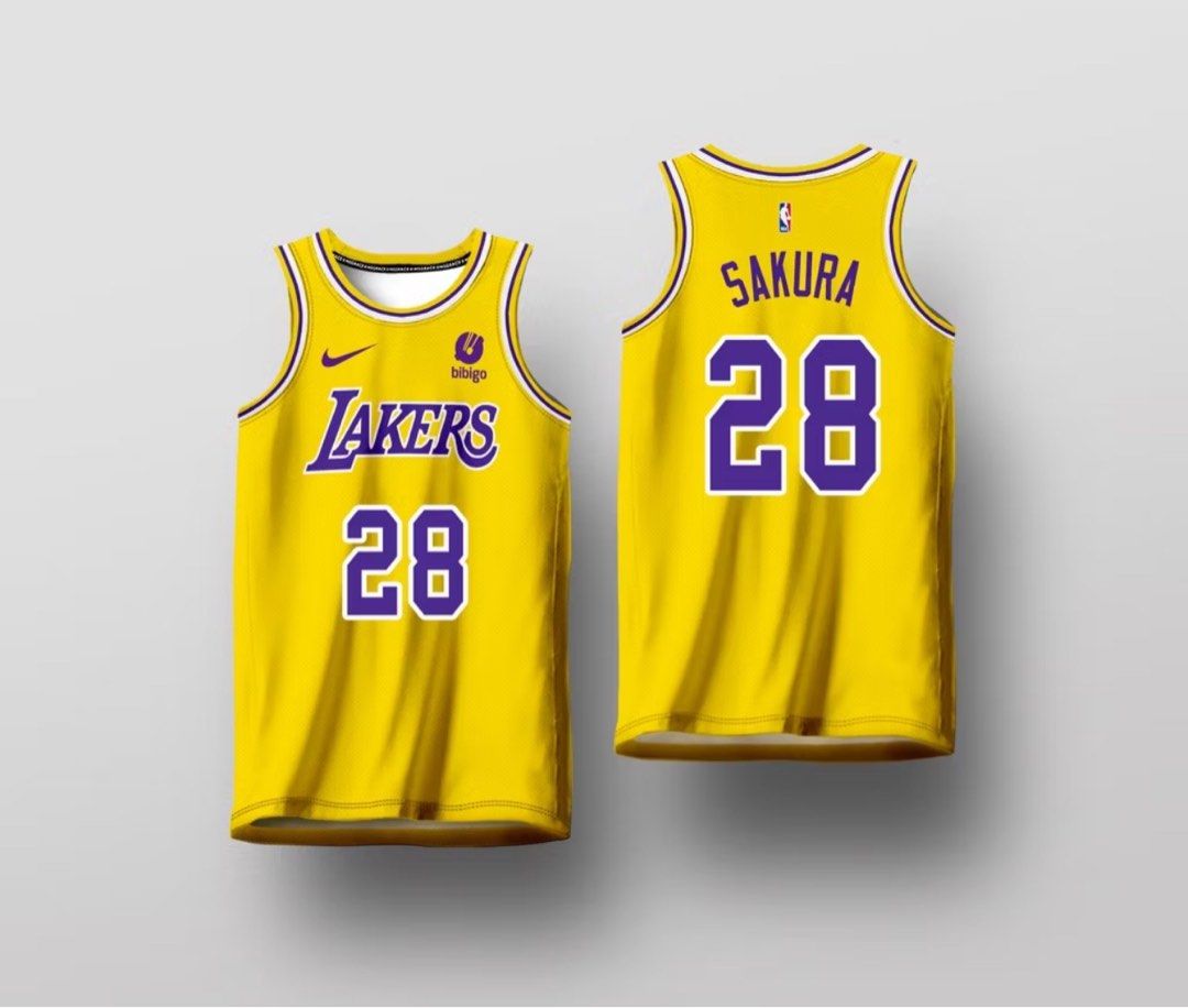 LE SSERAFIM Lakers basketball jersey (chaewon x eunchae x kazuha